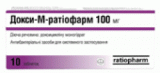 -- (doxy-m-ratiopharm) . 100  10