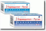 Карведилол-лугал (carvedilolum-lugal) табл. 25 мг № 30