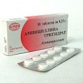 Ампициллина тригид. (ampicillin) табл. 0,25 №24