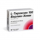 L-тироксин 100 табл. 100 мкг №50