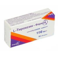 L-тироксин-фармак® табл. 100 мкг №50