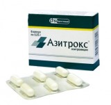 Азитрокс (azitrox) табл. 250 мг №6