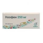 Ноофен (noophen) табл. по 250 мг № 20
