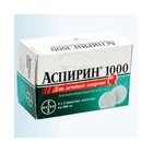 Аспирин® 1000 (aspirin) табл. шип. по 500мг №12