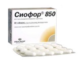 Сиофор® 850 табл. 850 мг №60