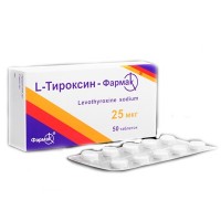 L-тироксин-фармак® табл. 25 мкг №50