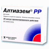 Алтиазем° рр (altiazem rr) |капс. 180 мг №20