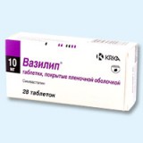Вазилип® (vasilip®) табл. п/о 10 мг №28