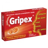 Грипекс (gripex) табл. п/о №12